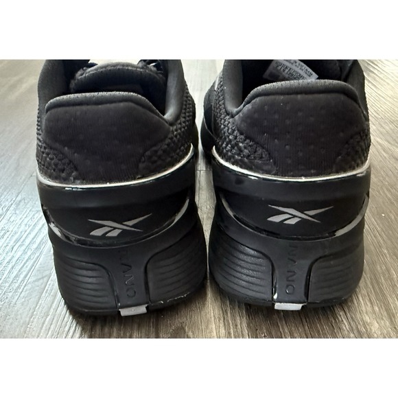 Men\'s 7 Reebok Nano X3 Core Black Pewter Shoes Sneakers Cross Train Women\'s 8.5 main image 9
